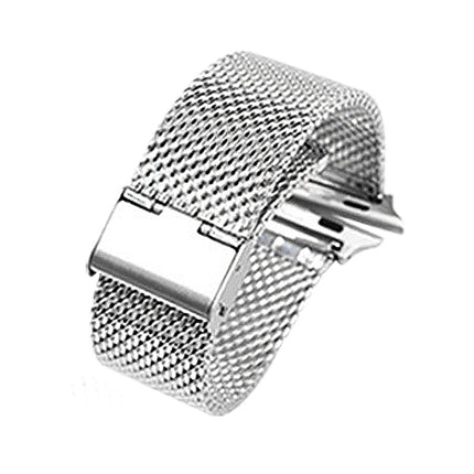 304 Stainless Steel Milanese Watch Band with Connector For Apple Watch Series 10 42mm / 9&8&7 41mm / SE 3&SE 2&6&SE&5&4 40mm / 3&2&1 38mm, For Apple Watch Series 7  41mm / & 6 & SE & 5 & 4 40mm
