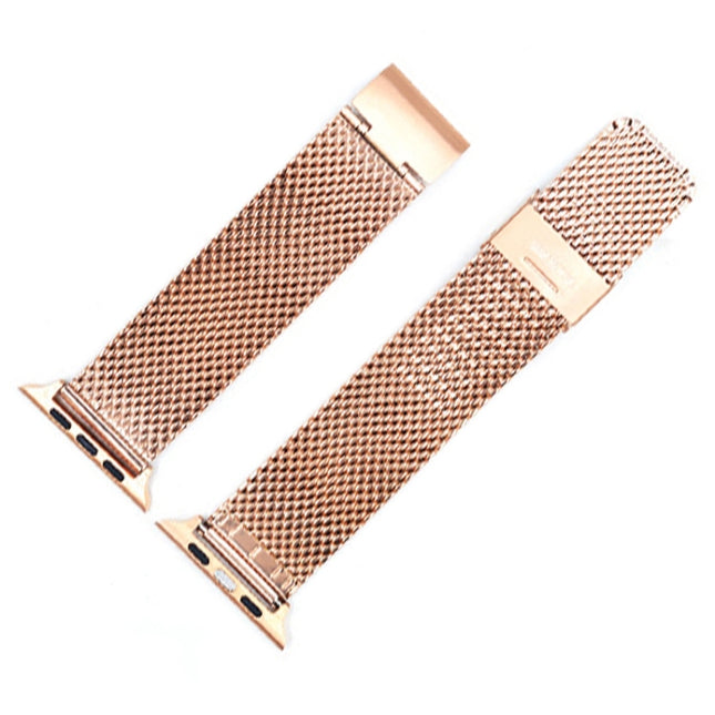 304 Stainless Steel Milanese Watch Band with Connector For Apple Watch Ultra 49mm&Watch Ultra 2 49mm / Series 10 46mm / 9&8&7 45mm / SE 3&SE 2&6&SE&5&4 44mm / 3&2&1 42mm, For Apple Watch Series  7  45mm / & 6 & SE & 5 & 4 44mm