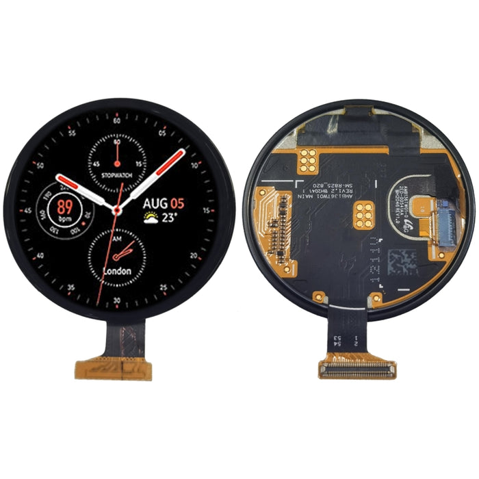For Samsung Galaxy Watch Active2 44mm SM-R820 825 Original LCD Screen and Digitizer Full Assembly, Compatible with Samsung Panel, For Samsung Galaxy Watch Active2 44mm