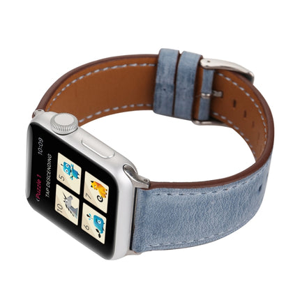 For Apple Watch Ultra 49mm&Watch Ultra 2 49mm / Series 10 46mm / 9&8&7 45mm / SE 3&SE 2&6&SE&5&4 44mm / 3&2&1 42mm Fresh Style Genuine Leather Watch Band, 42mm
