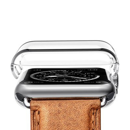 For Apple Watch Series 6 / 5 / 4 / Watch SE 44mm Full Coverage PC Case(Transparent)