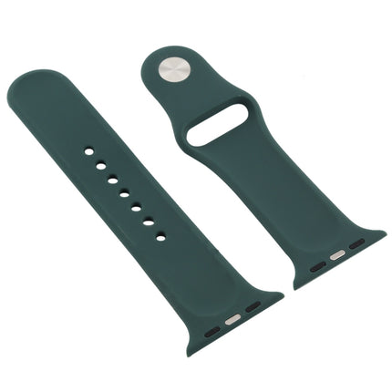 For Apple Watch Series 7 41mm / 6 & SE & 5 & 4 40mm / 3 & 2 & 1 38mm Silicone Watch Band, For Apple Watch Series 7 41mm / 6 & SE & 5 & 4 40mm / 3 & 2 & 1 38mm