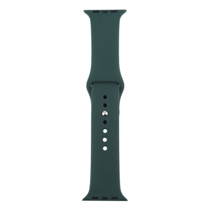 For Apple Watch Series 7 41mm / 6 & SE & 5 & 4 40mm / 3 & 2 & 1 38mm Silicone Watch Band, For Apple Watch Series 7 41mm / 6 & SE & 5 & 4 40mm / 3 & 2 & 1 38mm