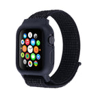 For Apple Watch Series 7 45mm / 6 & SE & 5 & 4 44mm / 3 & 2 & 1 42mm / Black White