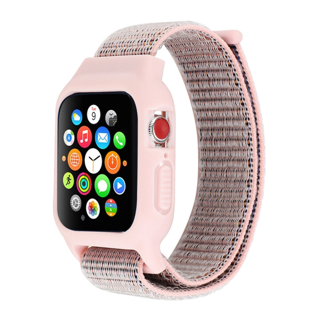 For Apple Watch Ultra 49mm&Watch Ultra 2 49mm / Series 10 46mm / 9&8&7 45mm / SE 3&SE 2&6&SE&5&4 44mm / 3&2&1 42mm Nylon Watch Band with Hook and Loop Fastener, For Apple Watch Series 7 45mm / 6 & SE & 5 & 4 44mm / 3 & 2 & 1 42mm                       ...
