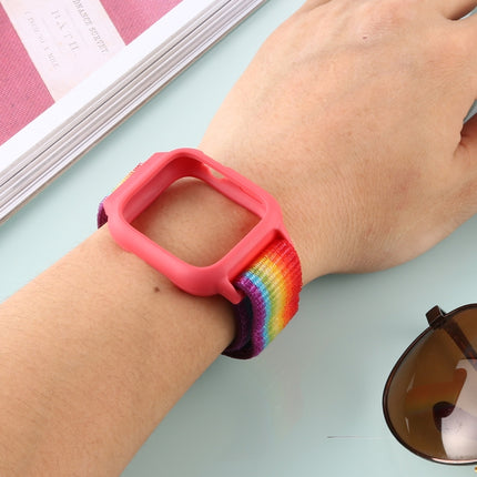 For Apple Watch Ultra 49mm&Watch Ultra 2 49mm / Series 10 46mm / 9&8&7 45mm / SE 3&SE 2&6&SE&5&4 44mm / 3&2&1 42mm Nylon Watch Band with Hook and Loop Fastener, For Apple Watch Series 7 45mm / 6 & SE & 5 & 4 44mm / 3 & 2 & 1 42mm�����������������������...