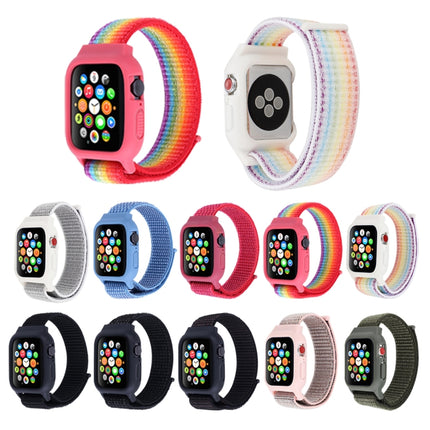 For Apple Watch Ultra 49mm&Watch Ultra 2 49mm / Series 10 46mm / 9&8&7 45mm / SE 3&SE 2&6&SE&5&4 44mm / 3&2&1 42mm Nylon Watch Band with Hook and Loop Fastener, For Apple Watch Series 7 45mm / 6 & SE & 5 & 4 44mm / 3 & 2 & 1 42mm�����������������������...