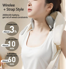 Multifunctional Cervical Massager Shoulder Neck Hot Compress Trapezius Muscle Massager