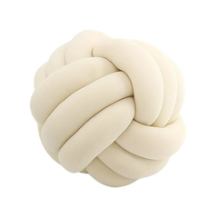 1pc Art Deco Striped Knot Pillow -Handmade, Soft Polyester.Cotton, Modern & Cozy Decorative Cushion for Homeand Sofa 9*9inch
