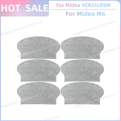 Fit For Midea VCR21LDSW / Midea M6 / Eureka NER600 Robot Vacuum Parts Main Roller Side Brush Hepa Filter Mop Cloth Accessories