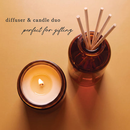 Secret Beach Bundle - Scented Jar Candle & Reed Diffuser