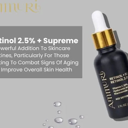 Ammuri 2.5% Retinol Serum - Gentle Anti-Aging Treatment