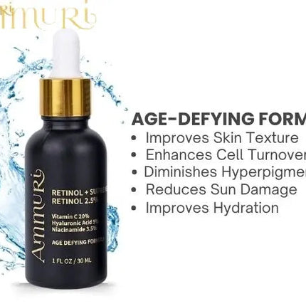 Ammuri 2.5% Retinol Serum - Gentle Anti-Aging Treatment