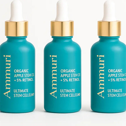 24-Hour Retinol 5% Serum with Apple Stem Cell | Anti-Ageing & Skin Renewal | Ammuri Beauty