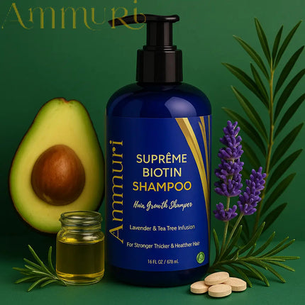Ammuri Biotin DHT Blocker Shampoo Sulfate-Free Hair Loss Treatment