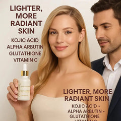 Ammuri Brightening Face Serum with Kojic Acid, Alpha Arbutin, Glutathione & Niacinamide | Dark Spot Corrector for Even Skin Tone – 30ml