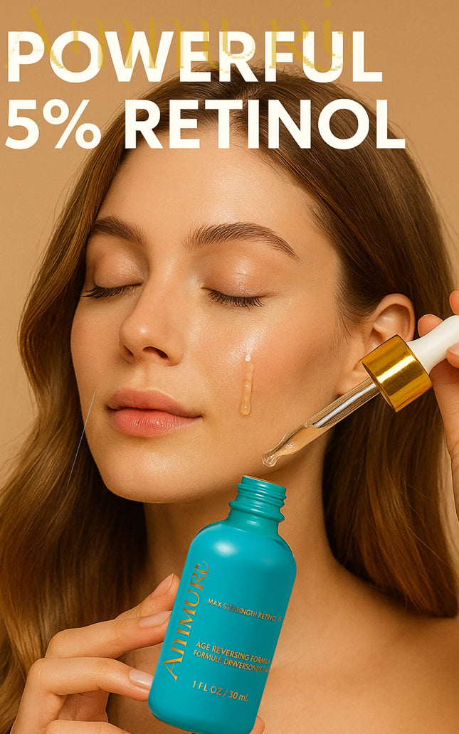 Ammuri Retinol 5% Face Serum 30ml | High-Strength Evening Renewal
