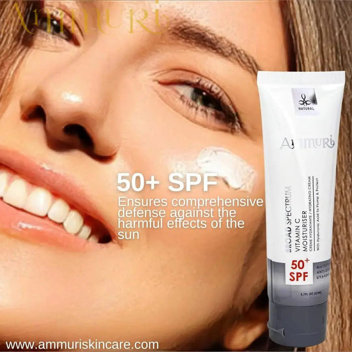 Ammuri Vitamin C Day Cream SPF50 | Brightening Moisturiser & Sun Protection