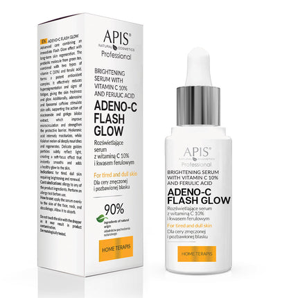 Apis ADENO-C Flash Glow Illuminating Face Serum | 30ml
