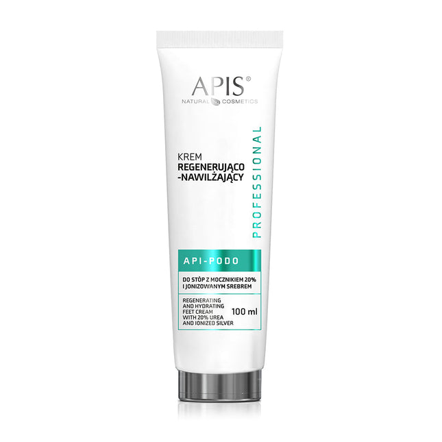 Apis API-PODO regenerating & moisturising foot cream with 20% urea and ionised silver - intense hydration and regeneration | 100ml