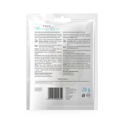 Apis Intensely Moisturising 4D Hyaluronic Sheet Mask | 20 g