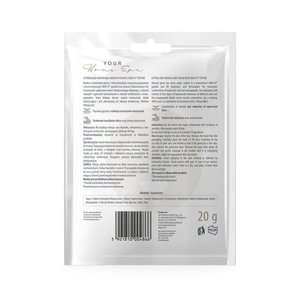 Apis Lifting & Tensing Sheet Mask with SNAP‑8 Peptide | 20 g