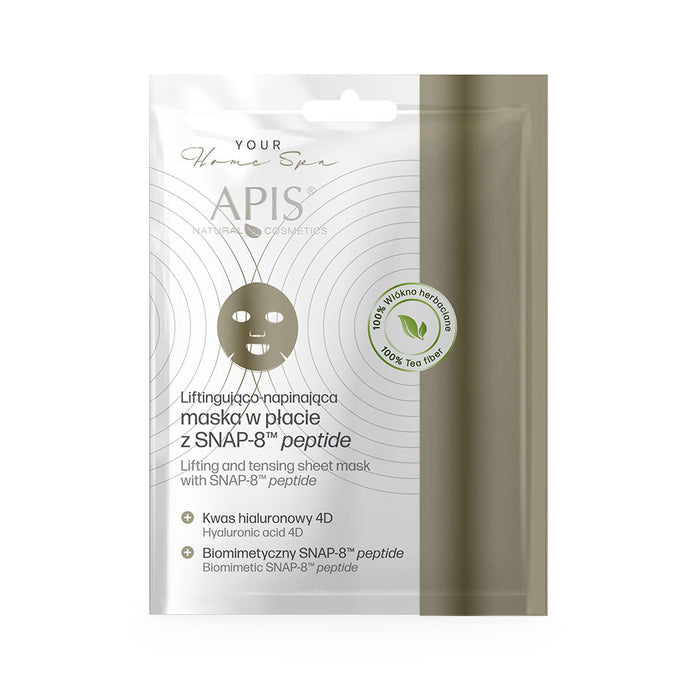 Apis Lifting & Tensing Sheet Mask with SNAP‑8 Peptide | 20 g
