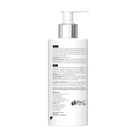 Apis Moisturising Face Wash Gel with Hyaluronic Acid | 300ml