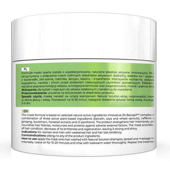 Apis Natural Solution Anti‑Hair Loss Strengthening Mask | 200 ml