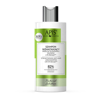 Apis Natural Solution Anti‑Hair Loss Strengthening Shampoo | 300 ml