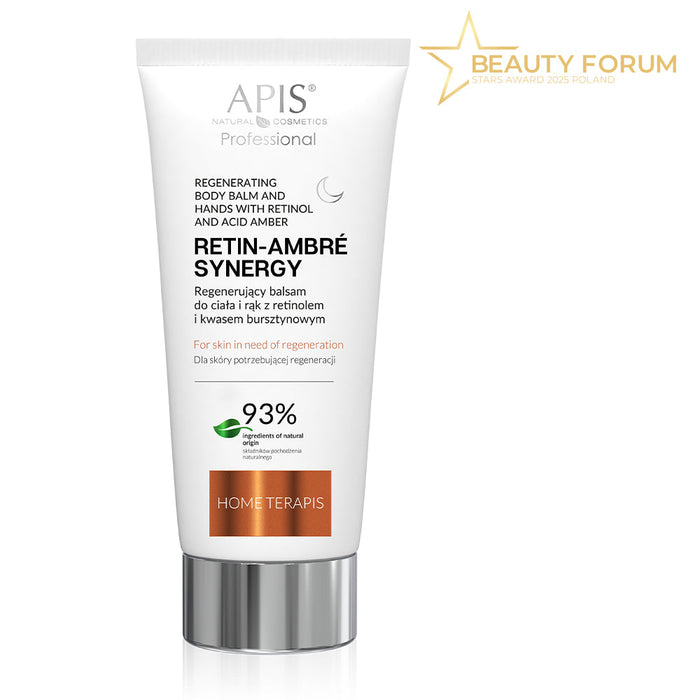 Apis RETIN-AMBRE SYNERGY HOME THERAPIS Regenerating body & hand balm with retinol & succinic acid (night) | 200 ml