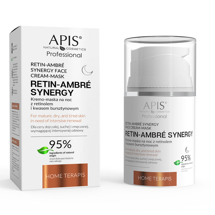 Apis Retin-Ambre Synergy Home Terapis Night Cream-Mask with Retinol and Succinic Acid |50ml