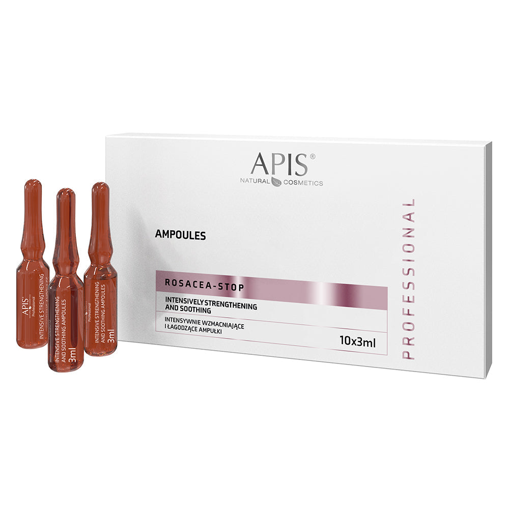 Apis Rosacea-Stop Strengthening & Soothing Ampoules | 10x3ml