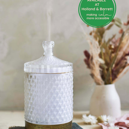Hand-Painted Cut Glass Aroma Diffuser