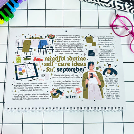 2026 Dated Calendar: A Self-Love Journey