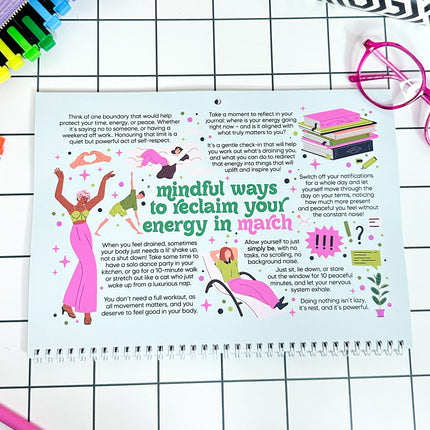 2026 Dated Calendar: A Self-Love Journey