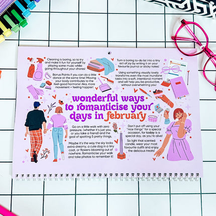 2026 Dated Calendar: A Self-Love Journey