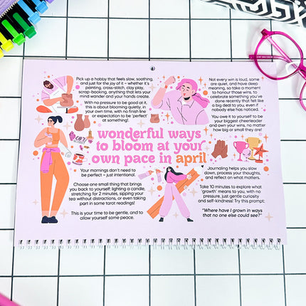 2026 Dated Calendar: A Self-Love Journey