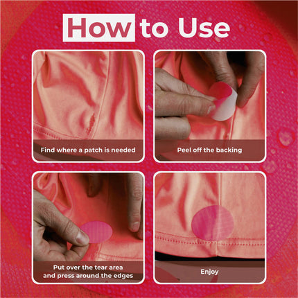 Self-Adhesive Puffer Jacket Repair Patches (30+ Colours)