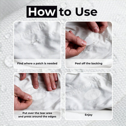 Self-Adhesive Puffer Jacket Repair Patches (30+ Colours)