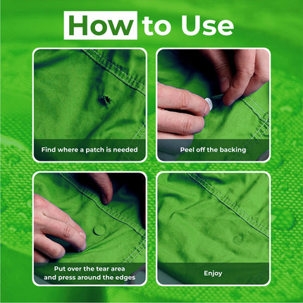 Self-Adhesive Puffer Jacket Repair Patches (30+ Colours)