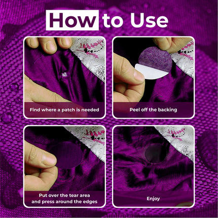 Self-Adhesive Puffer Jacket Repair Patches (30+ Colours)