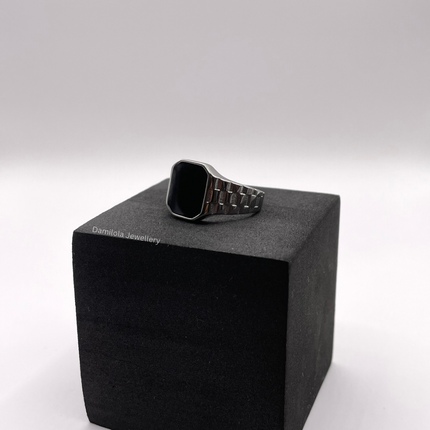 Watch Band ‘Jelani’ Ring - Silver