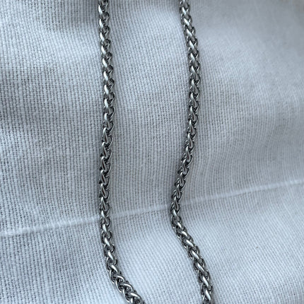 Steel Wheat Chain - Silver/Gold