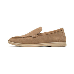 GEONWOO Old Money Suede Loafers