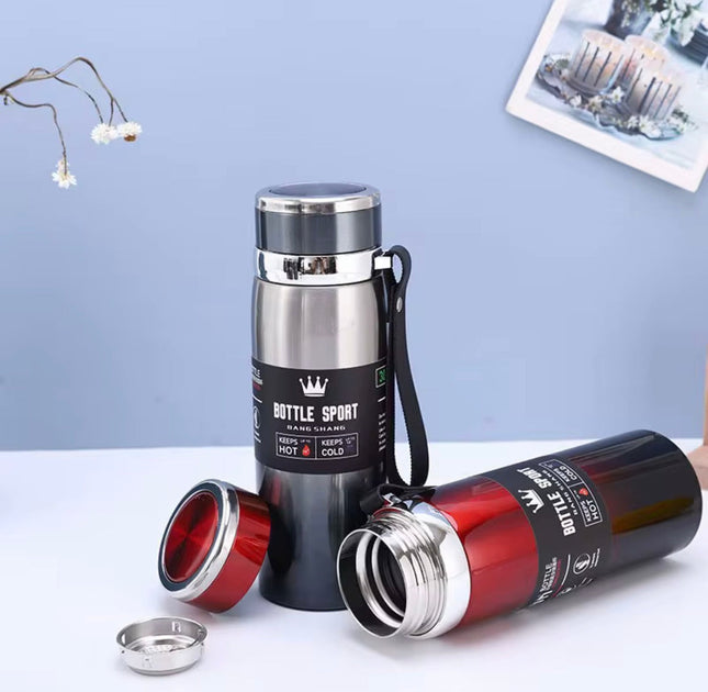 1L Thermal Water Bottle – Stainless Steel Vacuum Flask, Hot & Cold Insulated Thermos Bottle for Water, Tea & Coffee