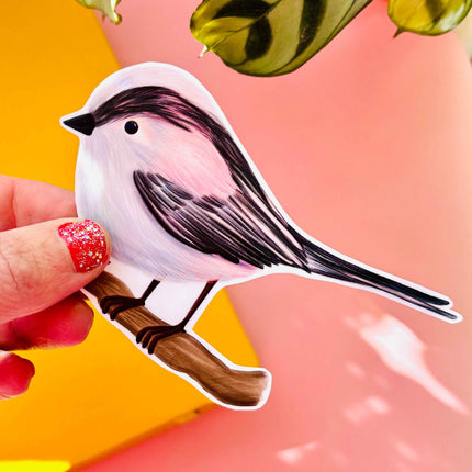 Garden Birds 10cm Vinyl Stickers: Nature Inspired Waterproof Decals