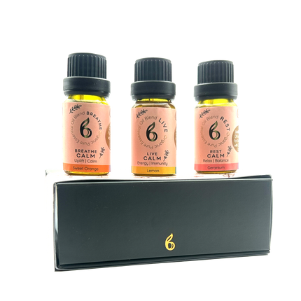 Aroma Diffuser with Blended Oil Steps - Stress relief, Energy Boost, Sleep & Hormone Balance