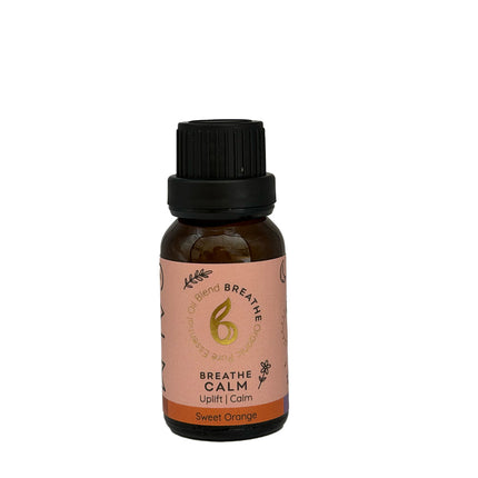 Breathe Calm – Stress Relief & Uplift Blend with Sweet Orange, Lavender & Frankincense
