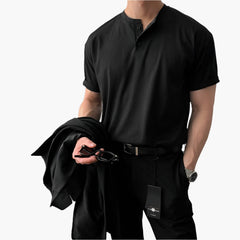 DAEGU Buttoned Collar T-Shirt